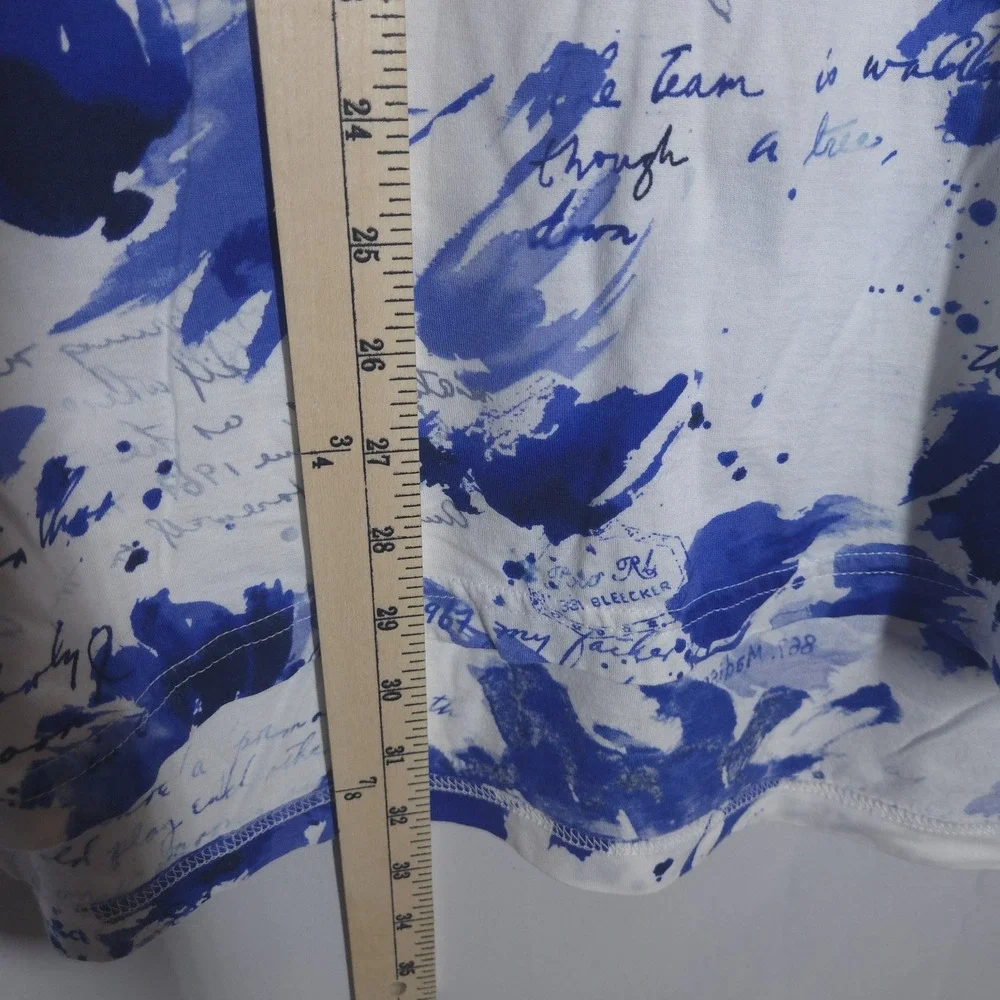 Ralph Lauren Polo Golf British West Indies XXL  Mens Blue Script 100% Cotton